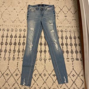 Hollister mid rise super skinny classic stretch jeans